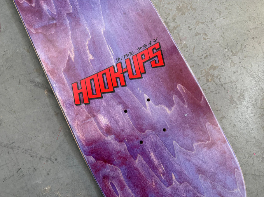 Hook-Ups Seesaw Suzi Skateboard Deck 8.5" top close