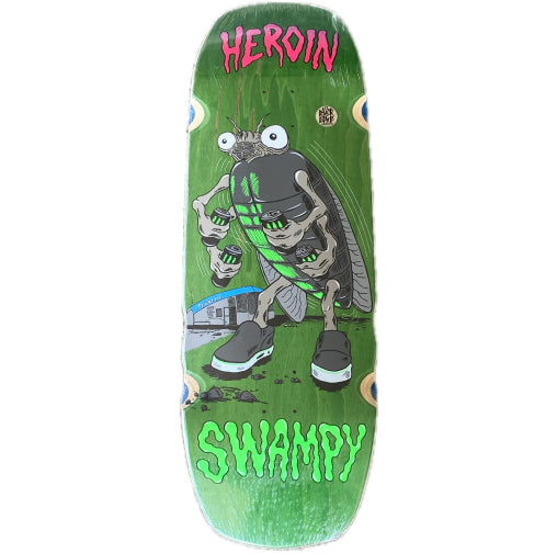 Heroin Swampy Bug Skateboard Deck 10.75"