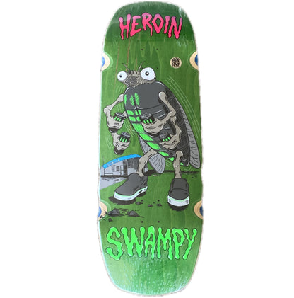 Heroin Swampy Bug Skateboard Deck 10.75"