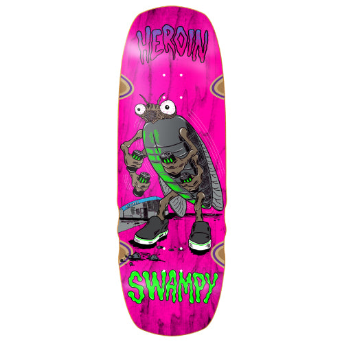 Heroin Swampy Bug Skateboard Deck 10.75