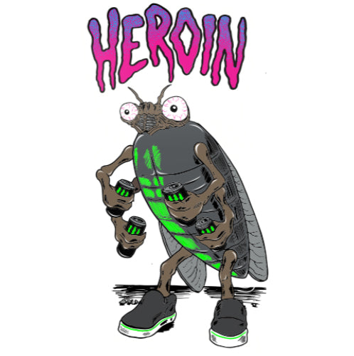 Heroin Fried Boy Stickers - Set of 6
