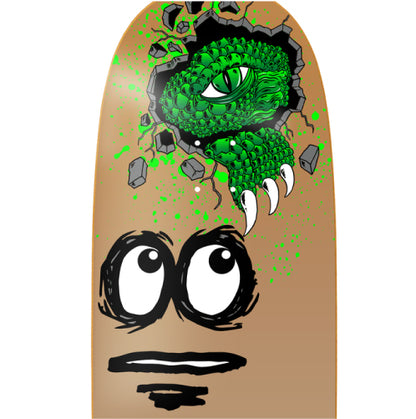 Heroin Swampy Egg Skateboard Deck 11" graphic