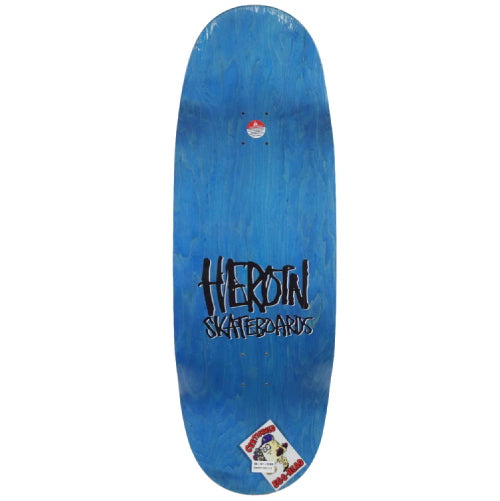 Heroin Swampy Egg Skateboard Deck 11" top