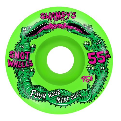 Snot Conical Swampy Four Hour Make Outs Wheels Neon Green 55MM 99A