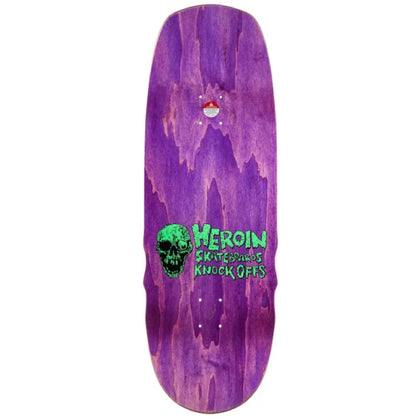 Heroin Swampy Knock Off Skateboard Deck 10.6" top