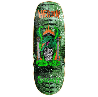 Heroin Swampy Knock Off Skateboard Deck 10.6" full