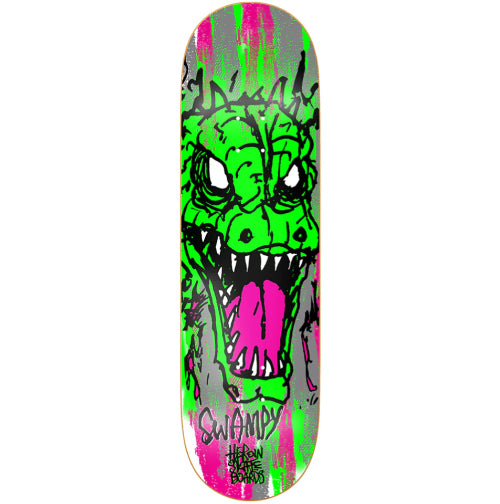 Heroin Swampy Savages Skateboard Deck 9.0"