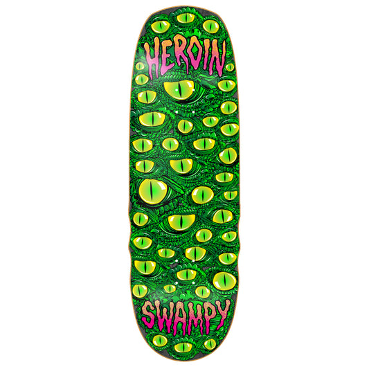 Heroin Swampy Eyes Skateboard Deck 10"
