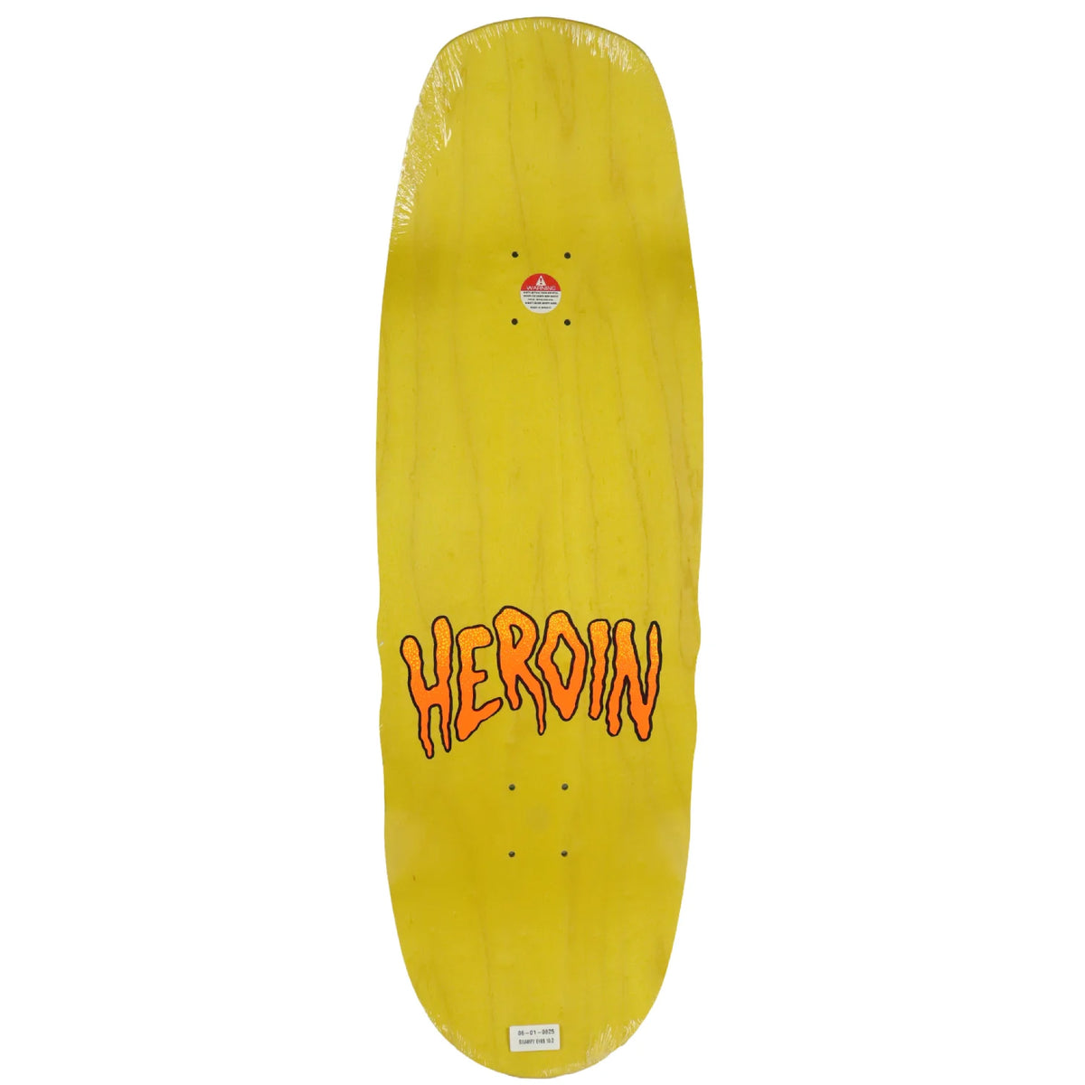 Heroin Swampy Eyes Skateboard Deck 10" top