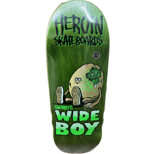 Heroin Swampy's Wide Boy Egg Skateboard Deck 10.75"