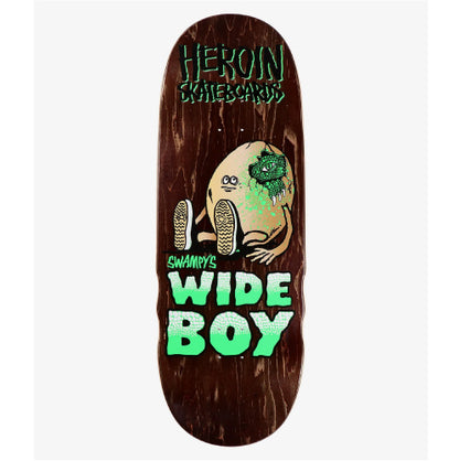 Heroin Swampy's Wide Boy Egg Skateboard Deck 10.75"