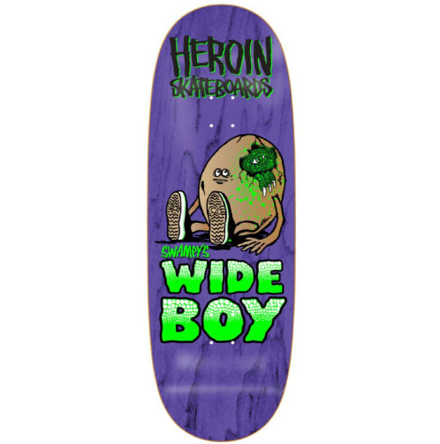 Heroin Swampy's Wide Boy Egg Skateboard Deck 10.75"