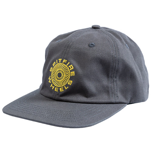 Spitfire Classic '87 Swirl Strapback Hat - Grey/Yellow