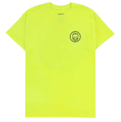 Spitfire Classic Swirl Tee - Safety Green