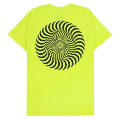 Spitfire Classic Swirl Tee - Safety Green