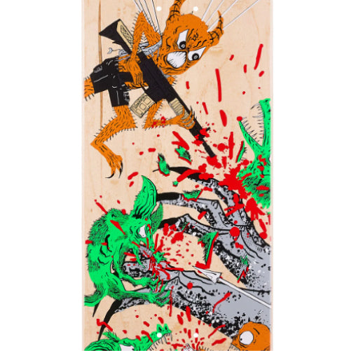 Baker X Neckface T-Funk Toxic Rats Skateboard Deck 8.5"
