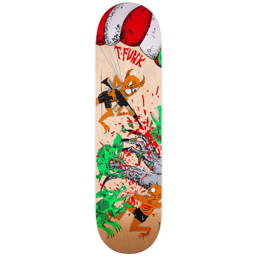 Baker X Neckface T-Funk Toxic Rats Skateboard Deck 8.5"