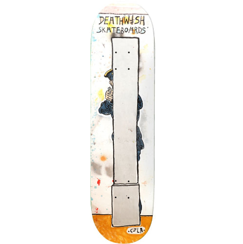 Deathwish Yuri Take Cover Skateboard Deck 8.38" full