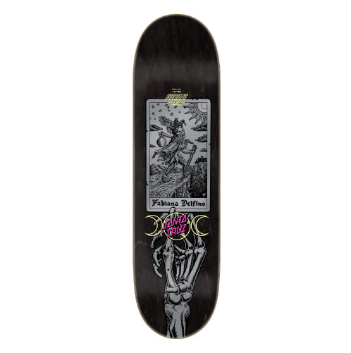 Santa Cruz FeelBase Delfino Tarot Skateboard Deck 8.25" top
