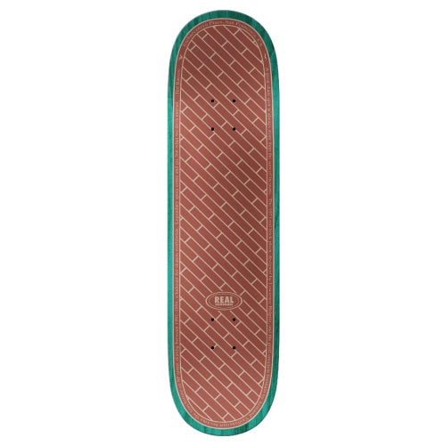 Real Team Embarcadero Skateboard Deck 8.25" top