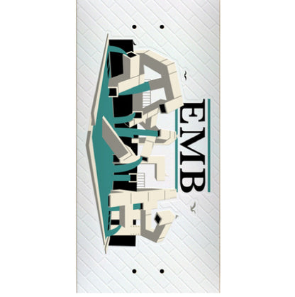 Real Team Embarcadero Skateboard Deck 8.25" graphic