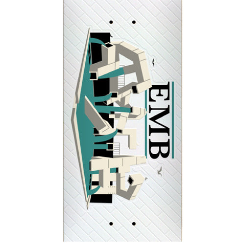 Real Team Embarcadero Skateboard Deck 8.25" graphic
