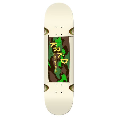 Krooked Team Kamo Skateboard Deck 8.5" white