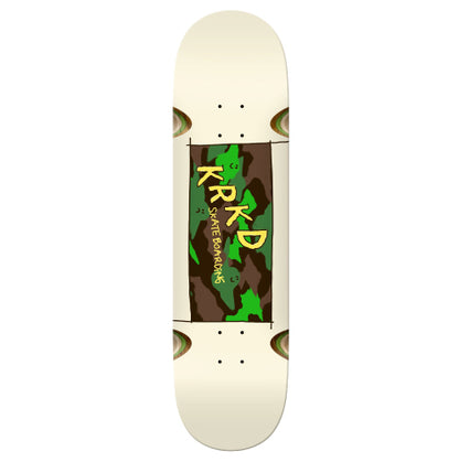 Krooked Team Kamo Skateboard Deck 8.5" white