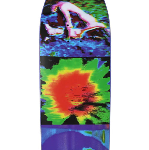 Quasi Technicolor Shaped Skateboard Deck 9.0"