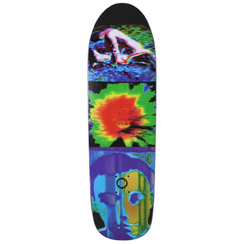 Quasi Technicolor Shaped Skateboard Deck 9.0"