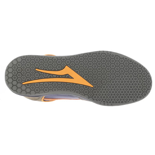 Lakai Telford Low Skate Shoe - Ivy Graystone Orange tread
