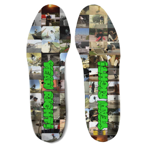 Lakai Telford Low SMU Suede Skateboarding Shoe - Black/White/Green