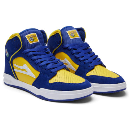 Lakai X Pacifico Telford SMU Skateboarding Shoe - Blue/Yellow