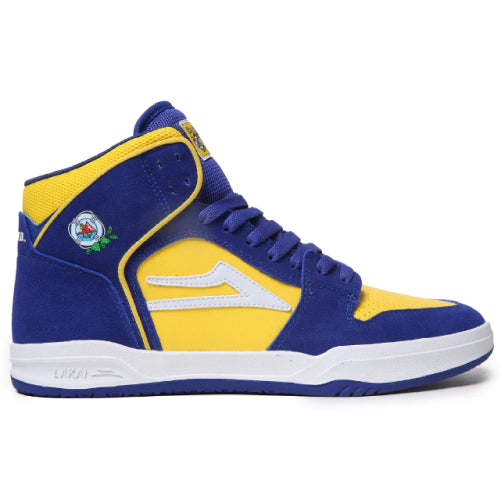 Lakai X Pacifico Telford SMU Skateboarding Shoe - Blue/Yellow
