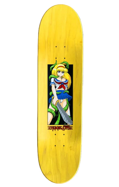 Hook-Ups Tentacle School Girl Skateboard Deck 8.5" top full