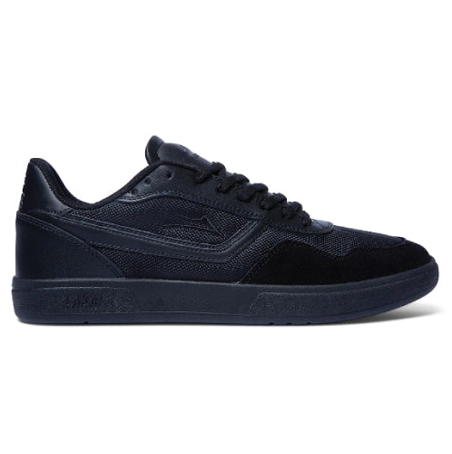 Lakai Terrace Skate Shoe - Black/Black Suede