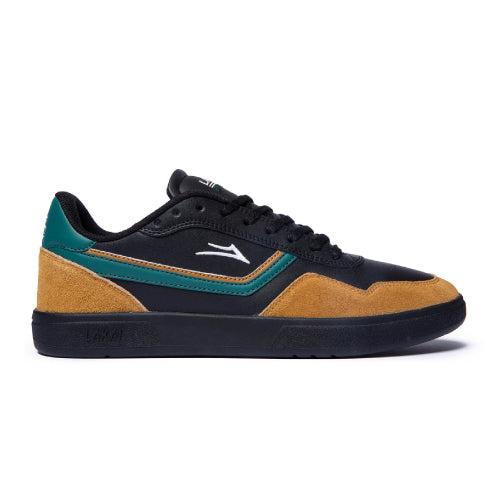 Lakai Terrace Skate Shoe - Black/Walnut Suede