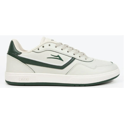 Lakai Terrace Skateboarding Shoe - Cream/Pine Leather