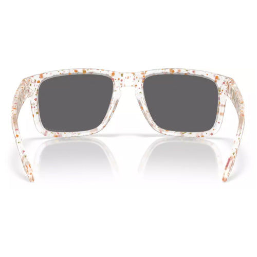 Oakley Holbrook Clear Terrazzo Frame with Prizm Black Polarized Lenses