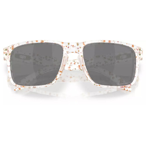 Oakley Holbrook Clear Terrazzo Frame with Prizm Black Polarized Lenses