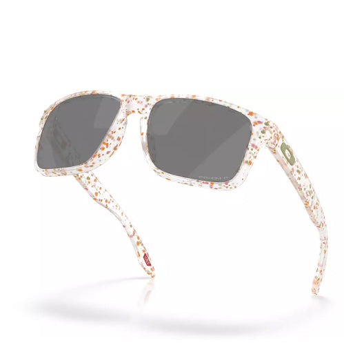 Oakley Holbrook Clear Terrazzo Frame with Prizm Black Polarized Lenses