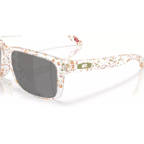 Oakley Holbrook Clear Terrazzo Frame with Prizm Black Polarized Lenses