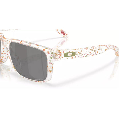 Oakley Holbrook Clear Terrazzo Frame with Prizm Black Polarized Lenses