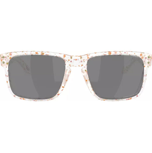 Oakley Holbrook Clear Terrazzo Frame with Prizm Black Polarized Lenses