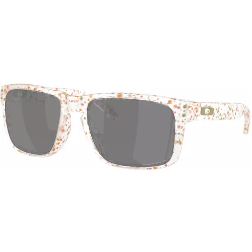 Oakley Holbrook Clear Terrazzo Frame with Prizm Black Polarized Lenses