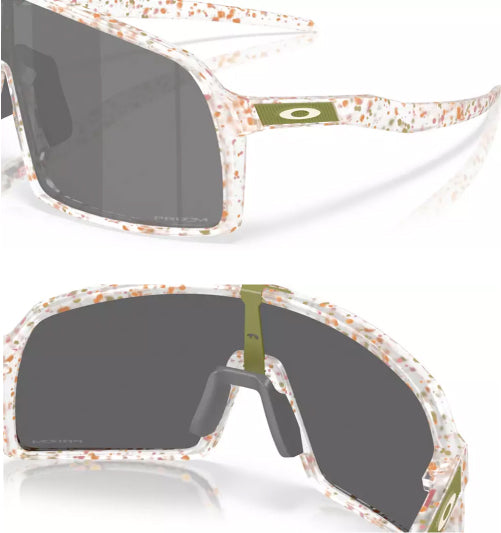 Oakley Sutro Clear Terrazzo Frame with Prizm Black Lenses