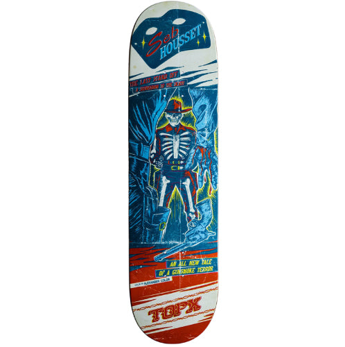 Terror of Planet X Housset Crimson Skull Skateboard Deck 8.0"