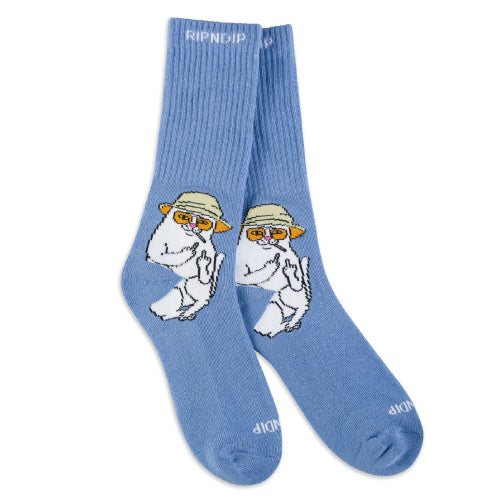 Rip N Dip Nermal S Thompson Crew Socks - Slate