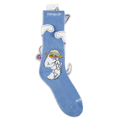 Rip N Dip Nermal S Thompson Crew Socks - Slate