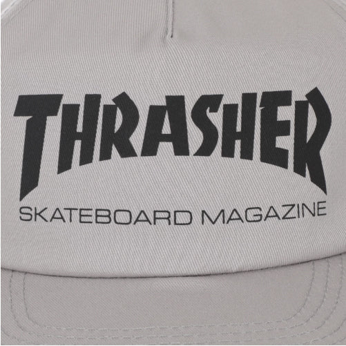 Thrasher Skate Mag Snapback Hat - Grey/Black graphic